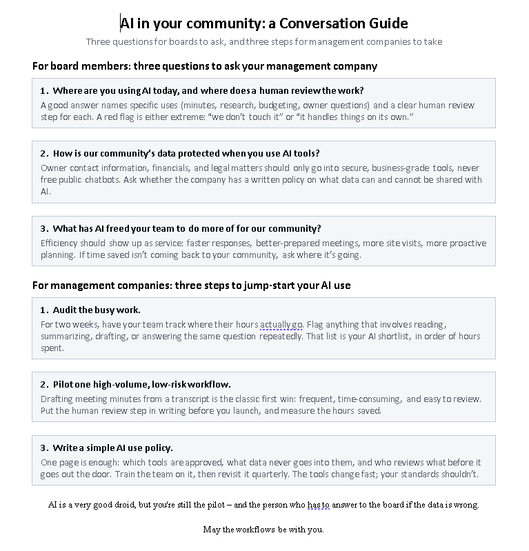 ai in community management